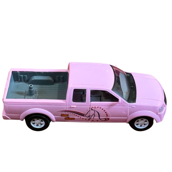 popak Toys Star Horse Pink Purple Toy Truck Doors Open Tires Move